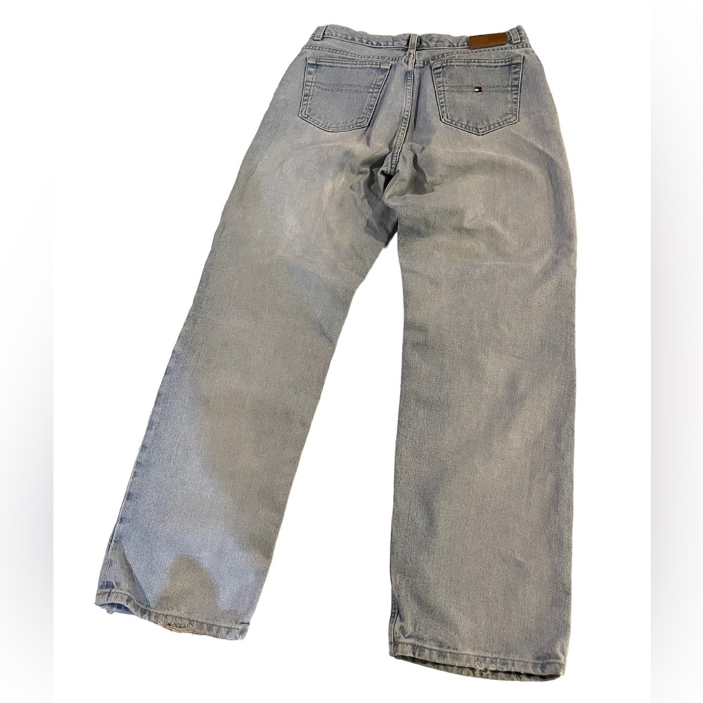 Tommy Hilfiger Y2K Vintage light Wash High Rise Straight Leg Boyfriend Jeans 10‎